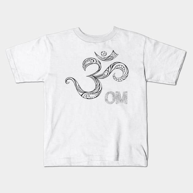 OM Kids T-Shirt by Medita na Cor